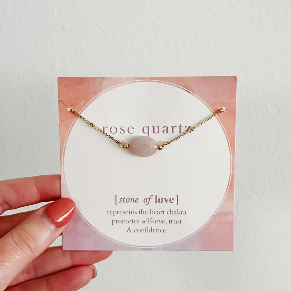 🎉HP🎉 Rose Quartz Stone of Love Bracelet (Boutique) - Picture 2 of 6